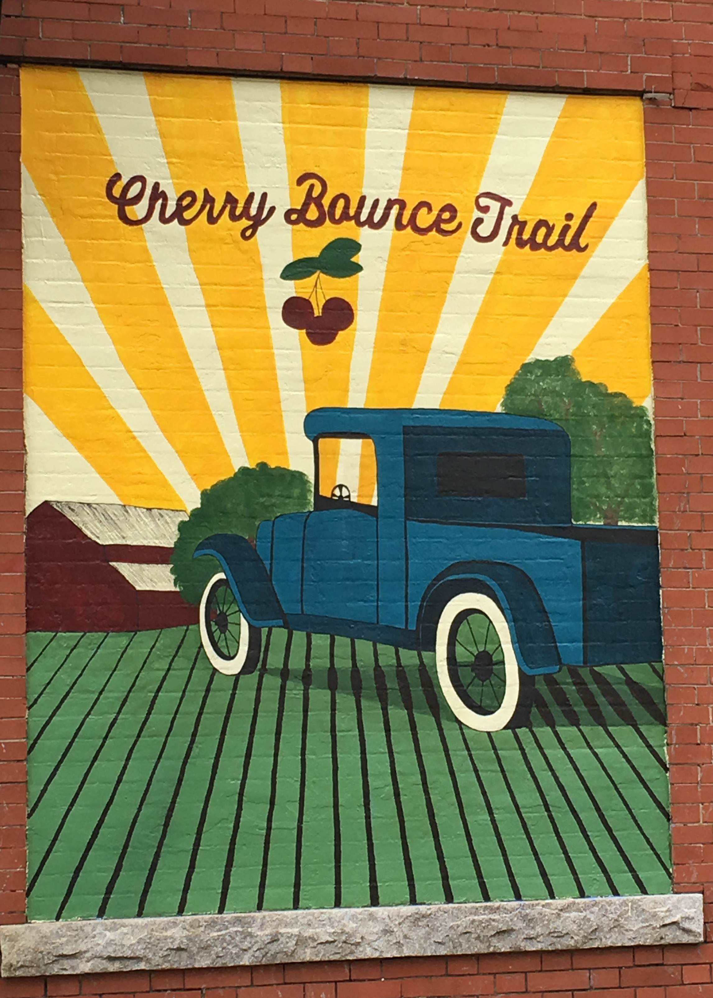Cherry Bounce Trail Mural